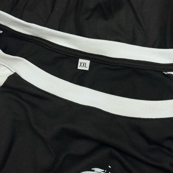 Men’s Long Sleeve black and White American Flag shirt XXL - Picture 4 of 4